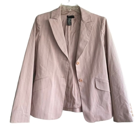 BCBGMaxAzria Jackets & Blazers - BCBG MaxAzria Blazer Two Button Pink Lined Size Medium